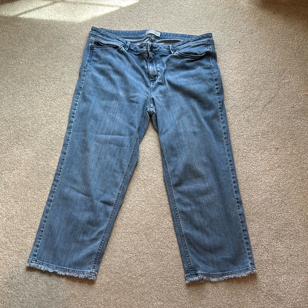 J. Jill Authentic Fit Straight Leg Crops Jeans